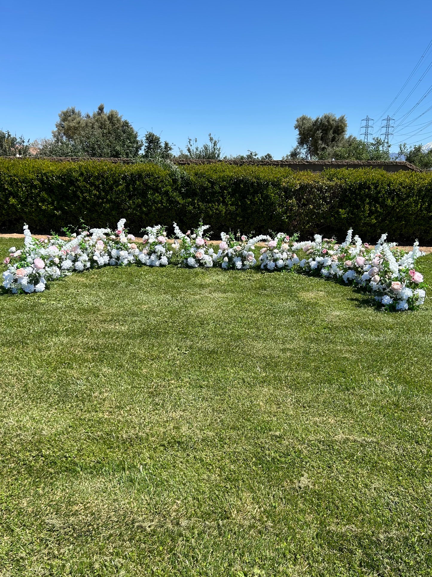 The Nicolette Aisle Flowers