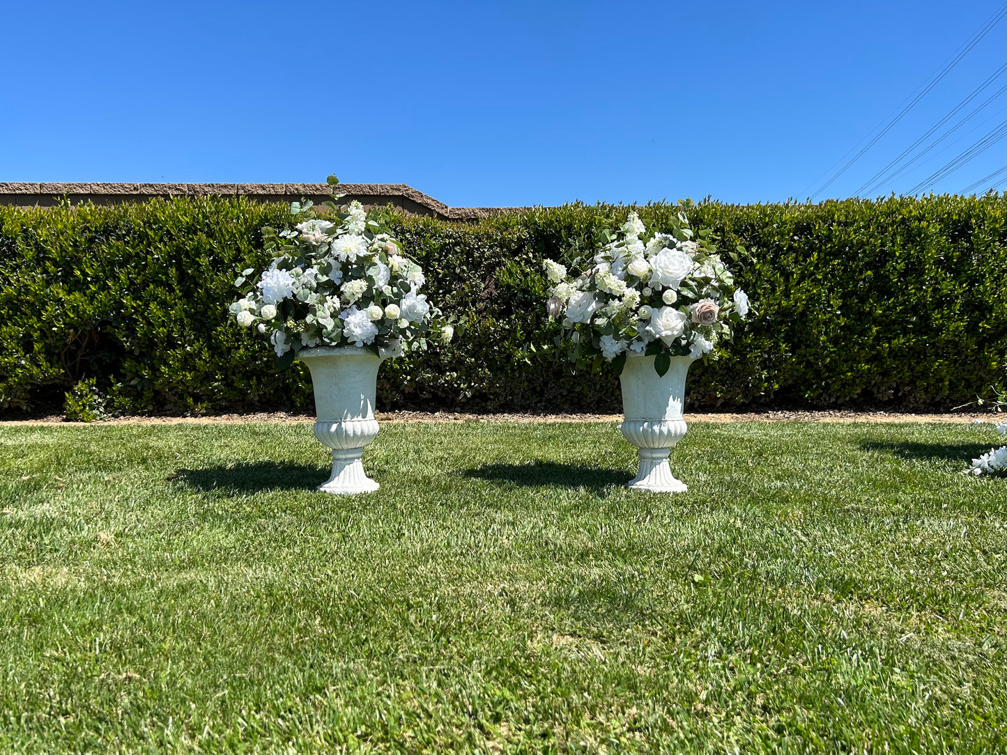 The Christine Floral Urns