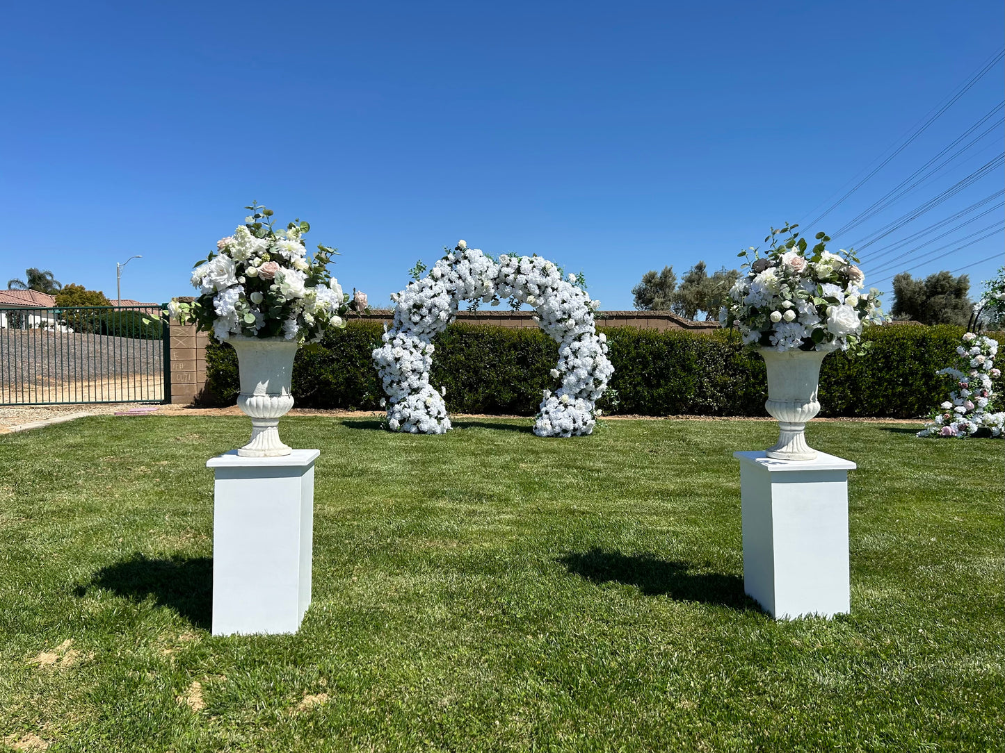 The Christine Floral Urns