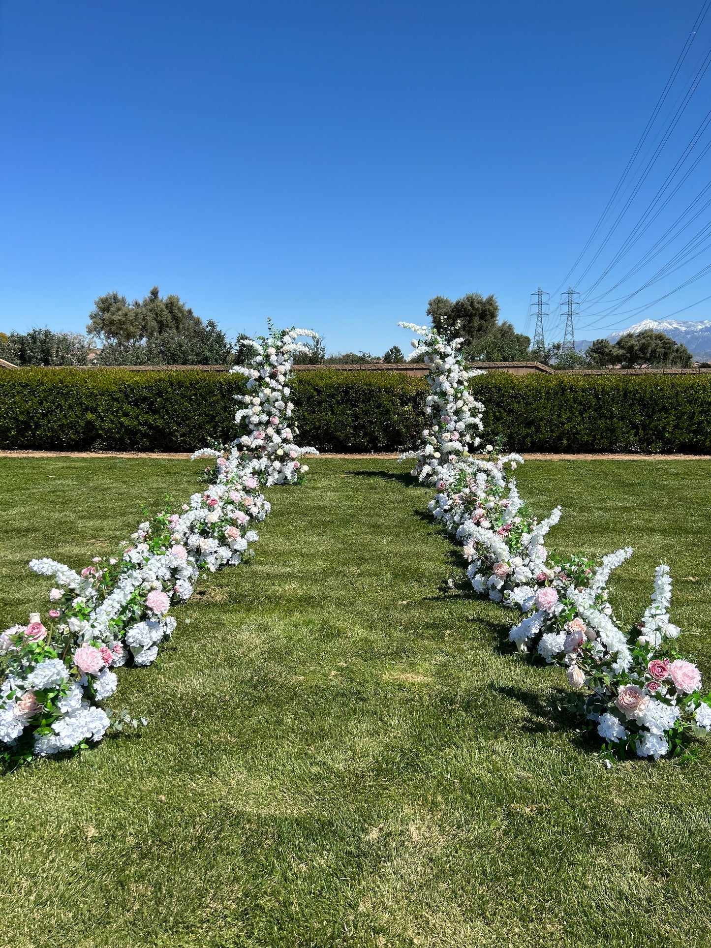 The Nicolette Aisle Flowers